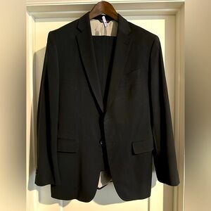 Dark navy blue suit from Banana Republic